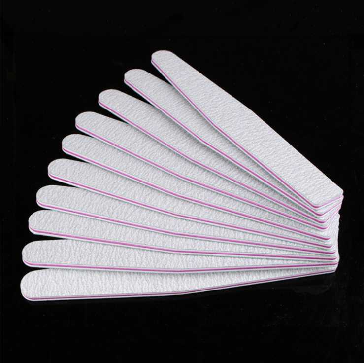 50Pcs Nail Art Files 100/180 Accessoires Gel Na il Polish Polishing Pedicure Manicure Buffers Care Tools lime a ongle