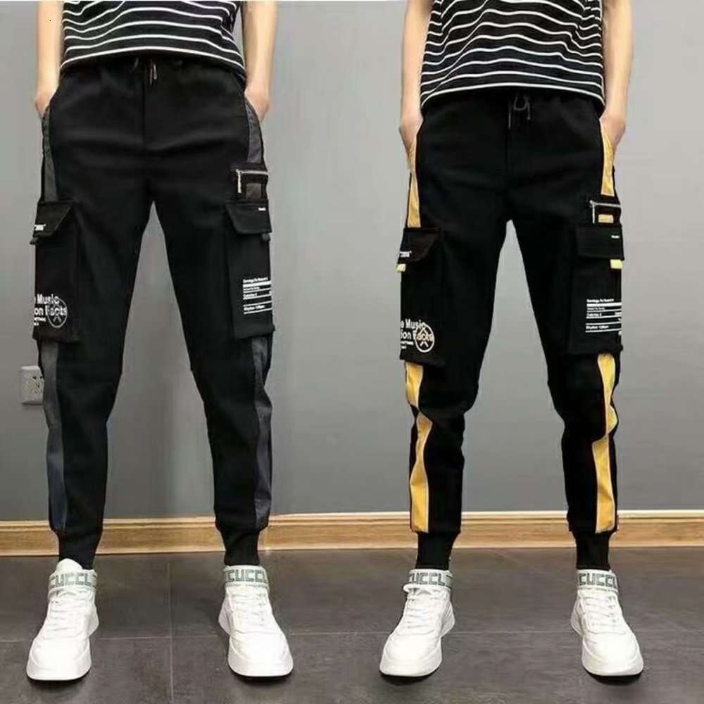 Large size student work men's Korean version loose trend thin style corset slim fashion brand casual pants, Black
Large size student work men's Korean version loose trend thin style corset slim fashion brand casual pants, Black