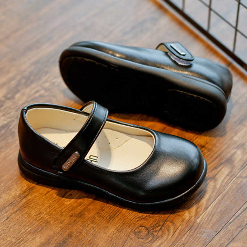 Kids Leather Shoes Toddler Girls Flats Fashion Princess Mary Jane Shoes Soft Party Wedding Formal School Shoes For Girls Baby X0703