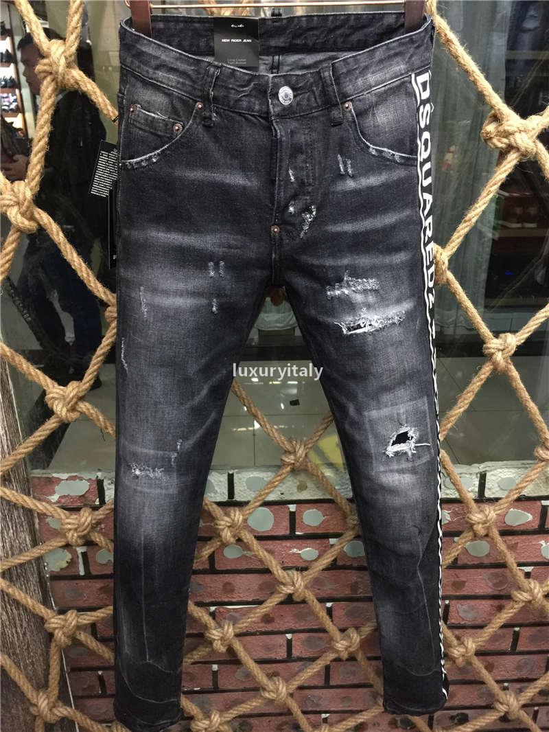 SS20 New Arrival Top Quality Brand Designer Men Denim Cool Guy Jeans Embroidery Pants Fashion Holes Trousers Italy Size 4 NKn DSQ UARED2, Blue
SS20 New Arrival Top Quality Brand Designer Men Denim Cool Guy Jeans Embroidery Pants Fashion Holes Trousers Italy Size 4 NKn DSQ UARED2, Blue
