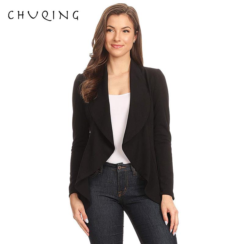 Women' Suits & Blazers CHUQING 2021 Autumn And Winter Long-sleeved Fashion Temperament Irregular Small Suit Jacket Shirt Chic Work Clothes, Black
Women' Suits & Blazers CHUQING 2021 Autumn And Winter Long-sleeved Fashion Temperament Irregular Small Suit Jacket Shirt Chic Work Clothes, Black