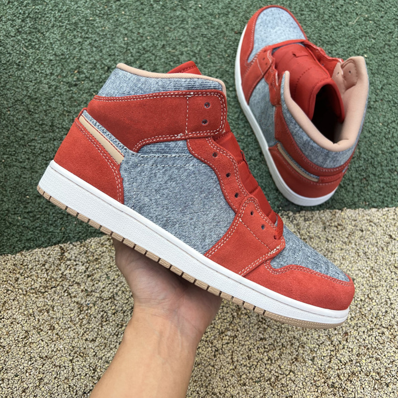 Jumpman 1 Mid Denim Basketball Shoes for Men Sports Shoe Orange Mens Skate Boots Women Skateboard Boot Womens Sneakers DM4352-600, Pay for extra lace
Jumpman 1 Mid Denim Basketball Shoes for Men Sports Shoe Orange Mens Skate Boots Women Skateboard Boot Womens Sneakers DM4352-600, Pay for extra lace