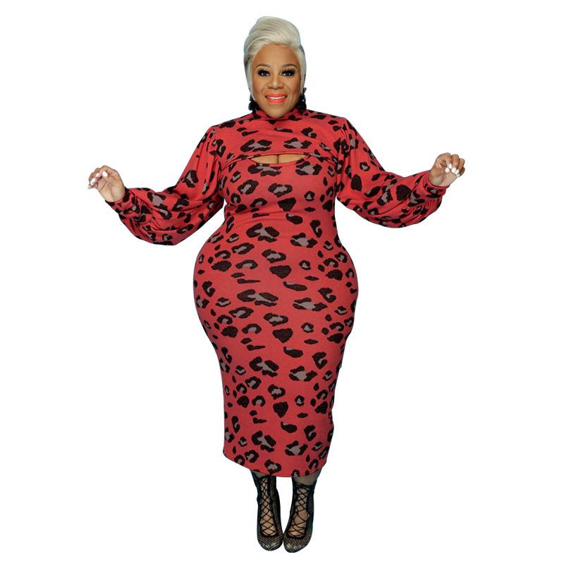 Plus Size Tracksuits Leopard Print Two Piece Set Women Clothing Long Sleeve Pullover Crop Top Strappy Dress Matching Sets Autumn Outfit, Black
Plus Size Tracksuits Leopard Print Two Piece Set Women Clothing Long Sleeve Pullover Crop Top Strappy Dress Matching Sets Autumn Outfit, Black