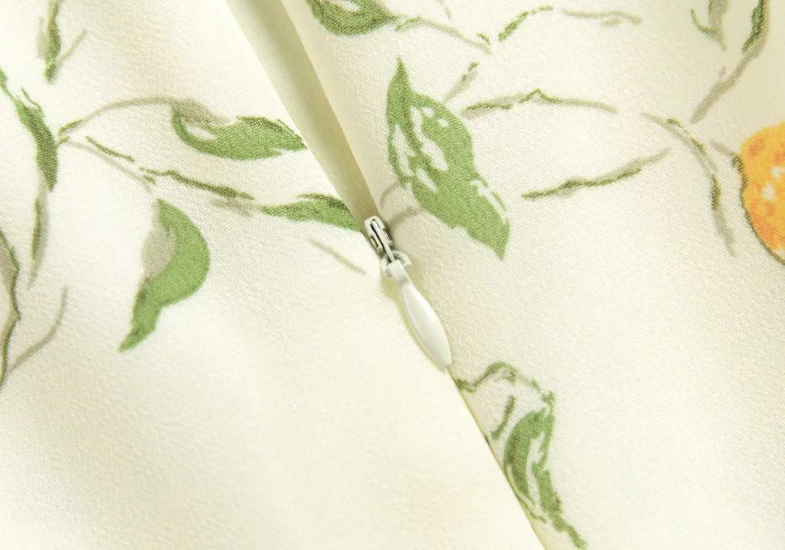 DEAT Women Printing Sling Dress Slash Neck Sleeveless Arrivals Lady Sexy Fashion Temperament Spring Summer 11D1694 210709