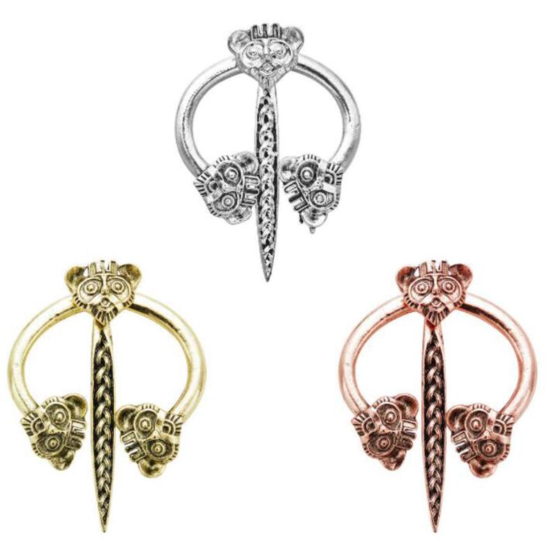 Pins, Brooches Metal Buckle Viking Brooch Collar Badge Penannular Cardigan Shoulder Shawl Scarf Cloak Clasp Pins Scottish Jewelry, Gray
Pins, Brooches Metal Buckle Viking Brooch Collar Badge Penannular Cardigan Shoulder Shawl Scarf Cloak Clasp Pins Scottish Jewelry, Gray