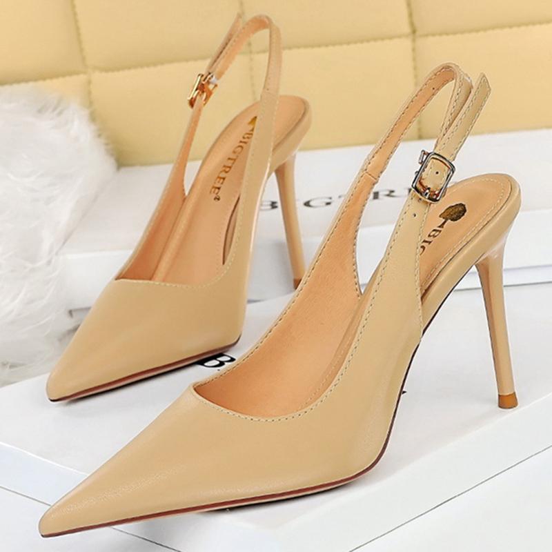 Dress Shoes 2021 Summer Women 9.5cm High Heels Sandals Lady Stripper Fetish Slingback Burgundy Sandles Plus Size 43 Nightclub, Khaki
Dress Shoes 2021 Summer Women 9.5cm High Heels Sandals Lady Stripper Fetish Slingback Burgundy Sandles Plus Size 43 Nightclub, Khaki