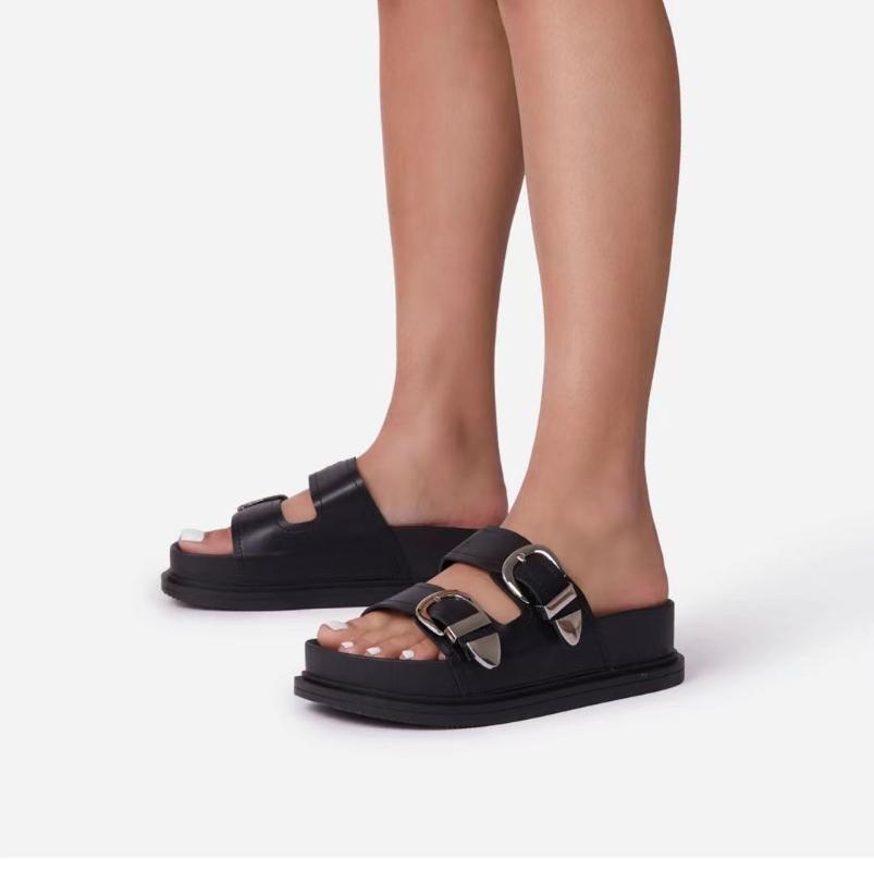 Slippers Women Open Toe Summer Flat Heel Sandals Casual Holiday Outside Slides Drags Cozy Platform Flats Shoes, Black
Slippers Women Open Toe Summer Flat Heel Sandals Casual Holiday Outside Slides Drags Cozy Platform Flats Shoes, Black