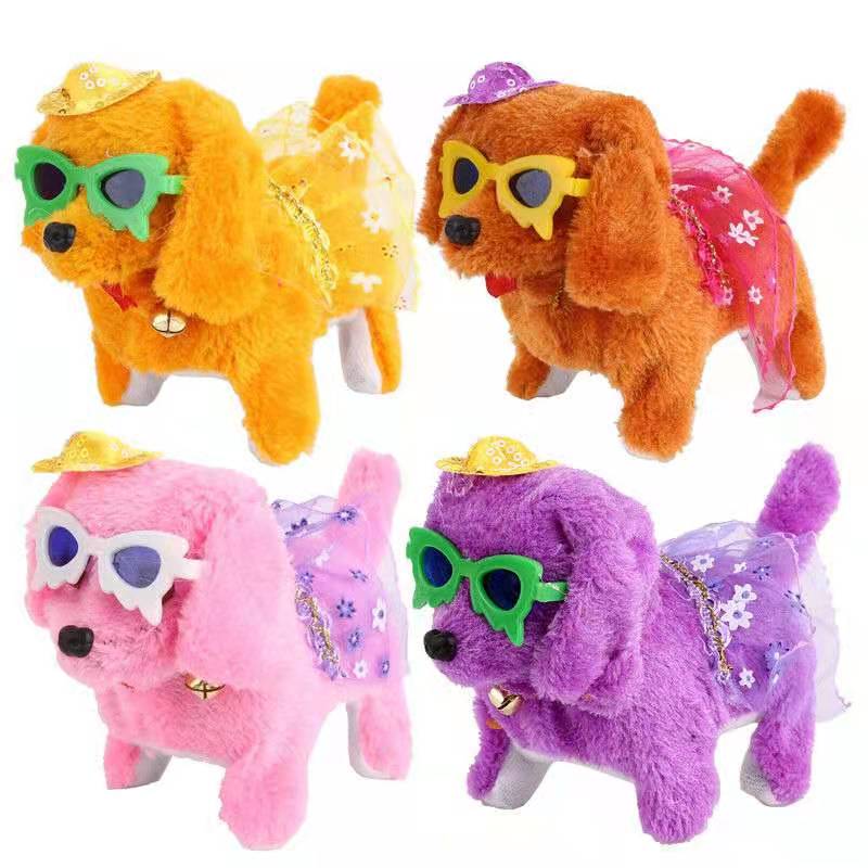 Electronics RobotsFidget Toys Gift Birthday Anime BabyElectronic Toys Sound Control Dog Walking Singing Interactive Pets Gift R