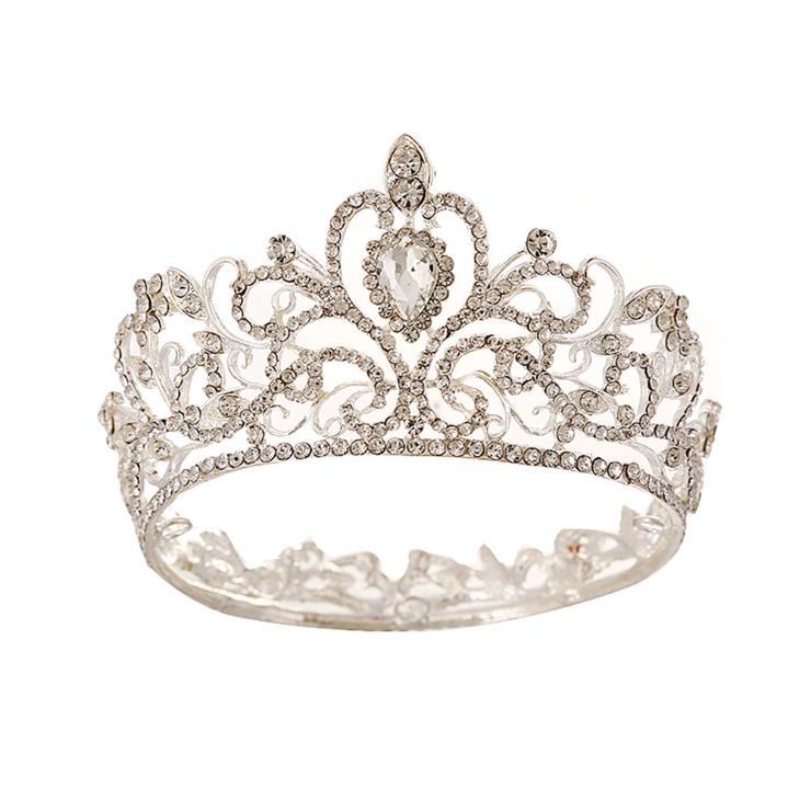 Hair Clips & Barrettes Baroque Queen Crown Full Round Crystal Rhinestone Headband Wedding Tiaras Bridal Accessories For Party Prom Jewelry, Golden;silver
Hair Clips & Barrettes Baroque Queen Crown Full Round Crystal Rhinestone Headband Wedding Tiaras Bridal Accessories For Party Prom Jewelry, Golden;silver