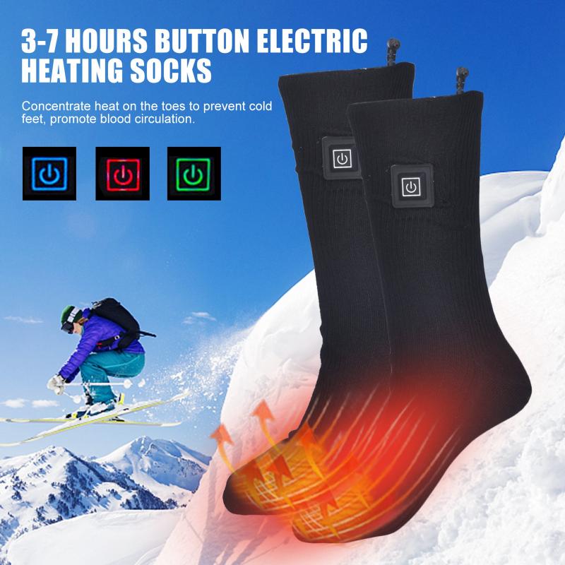 Sports Socks Unisex 2200mah Winter Heated Warmer Thermosocks Thermal Heating Foot Electric Warm CyclingTrekking Ski, Black
Sports Socks Unisex 2200mah Winter Heated Warmer Thermosocks Thermal Heating Foot Electric Warm CyclingTrekking Ski, Black