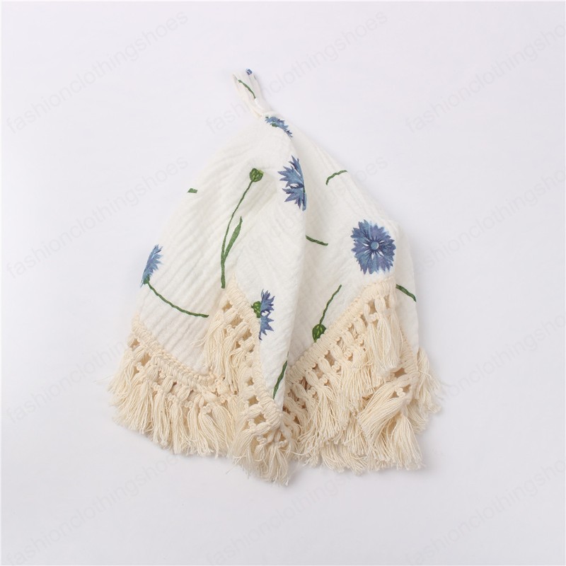 Baby Bibs Feeding Newborn Burping Cloths Boys Girls Accessories Print Tasser Cotton Pacifiers Leopard Towel Flower Clothing