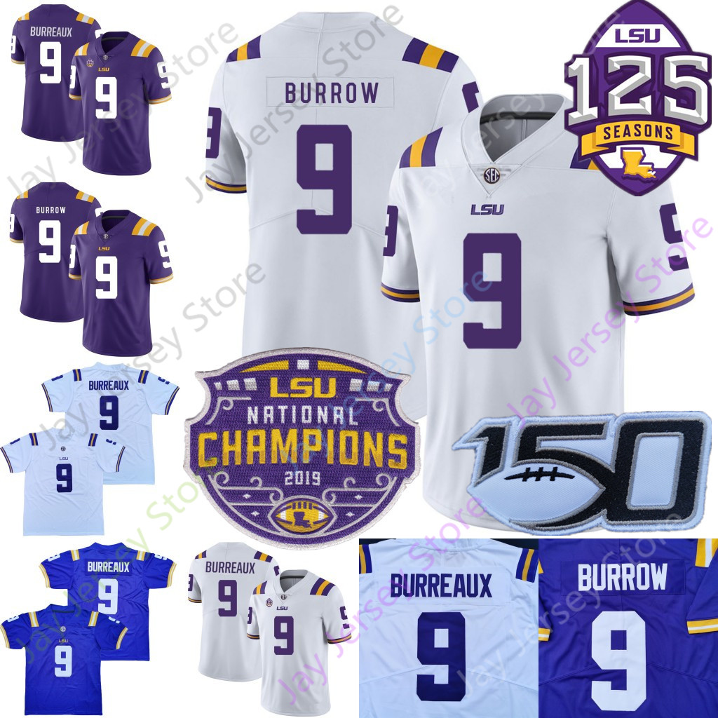 LSU Tigers Football Jersey NCAA College Joe Burrow Burreaux Size Men Women Youth Kid Purple White All Stitched 125th 150th Patch, Burreaux purple
LSU Tigers Football Jersey NCAA College Joe Burrow Burreaux Size Men Women Youth Kid Purple White All Stitched 125th 150th Patch, Burreaux purple