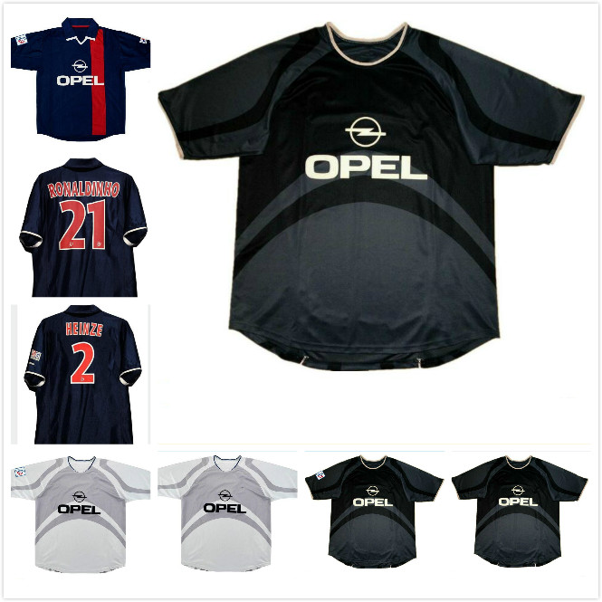 2001 2002 Paris Ronaldinho retro soccer jersey 01 02 Anelka Okocha Heinze Pochettino Arteta ALOISIO classic vintage football shirt, Black;yellow
2001 2002 Paris Ronaldinho retro soccer jersey 01 02 Anelka Okocha Heinze Pochettino Arteta ALOISIO classic vintage football shirt, Black;yellow