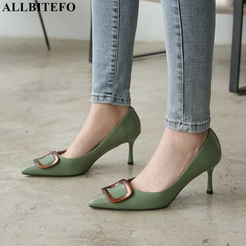 ALLBITEFO fashion brand genuine leather sexy high heels party women shoes women high heel shoes autumn/spring women heels 210611, As picture
ALLBITEFO fashion brand genuine leather sexy high heels party women shoes women high heel shoes autumn/spring women heels 210611, As picture