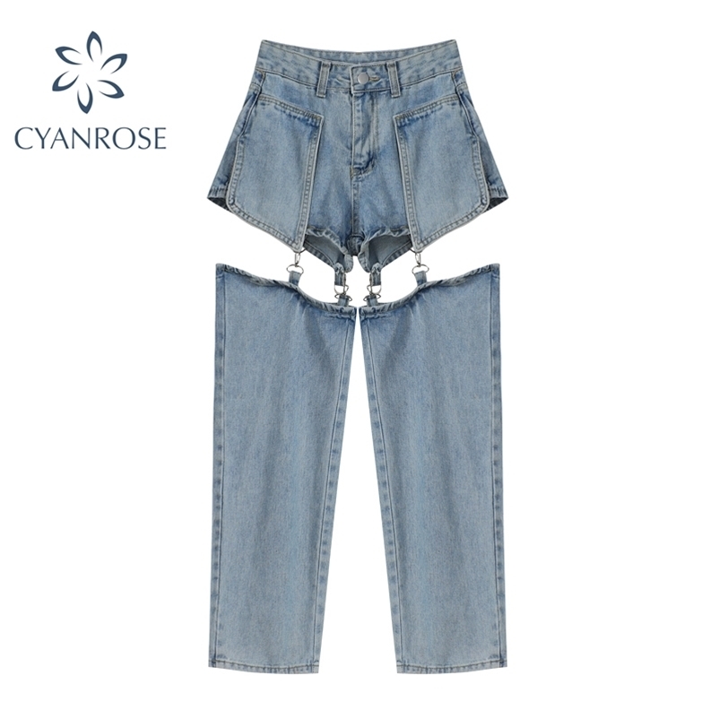 Streetwear Jeans Woman High Waist Vintage Fashion Patchwork Denim Pants Female Summer Harajuku Loose Wide Leg Trousers 210629, Light blue
Streetwear Jeans Woman High Waist Vintage Fashion Patchwork Denim Pants Female Summer Harajuku Loose Wide Leg Trousers 210629, Light blue
