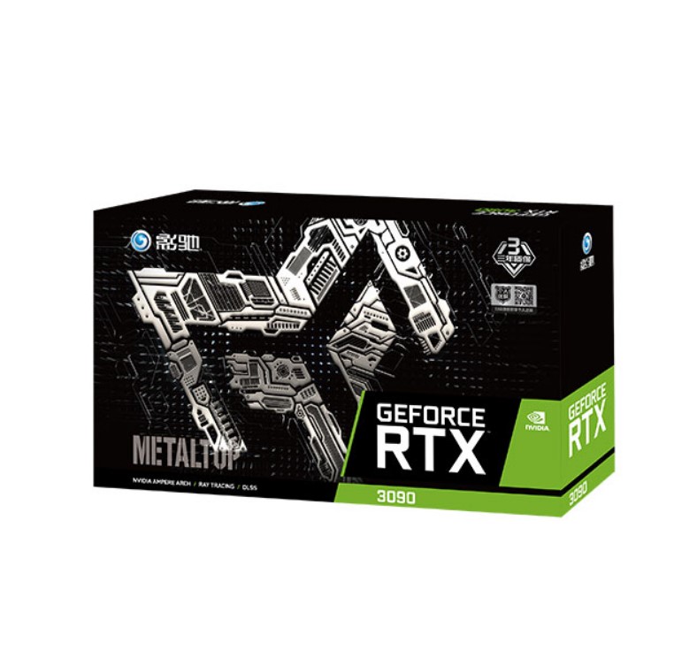 GALAX 24G RTX 3090 MRTALTOP OC Graphics Cards PC NVIDIA GPU Computer 1710Mhz 19500Mhz GDDR6X for BTC Mining