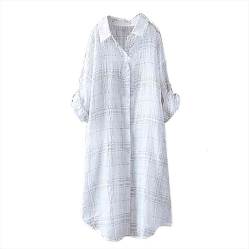 Women Blouse Solid Color Casual Stripe Plaid Long Sleeves Shirt Tops Buttons Loose Blouse Womens Tops And Blouses Camisas, White
Women Blouse Solid Color Casual Stripe Plaid Long Sleeves Shirt Tops Buttons Loose Blouse Womens Tops And Blouses Camisas, White