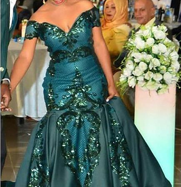 New African Traditional Green Formal Evening Dresses Off The Shoulder Sequins Lace Appliques Long Mermaid Evening Gowns Plus Size Prom Dress