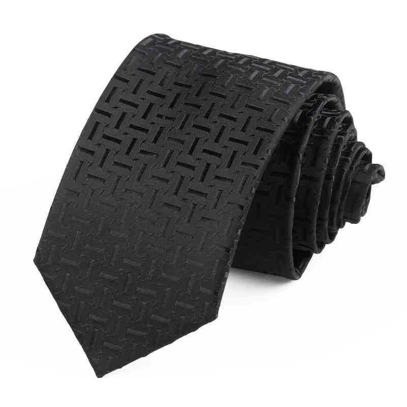 Necktie Scarf Corbata Trendy Korean Tie Men's Width 6cm Narrow Shirt Black White Wine Red Navy