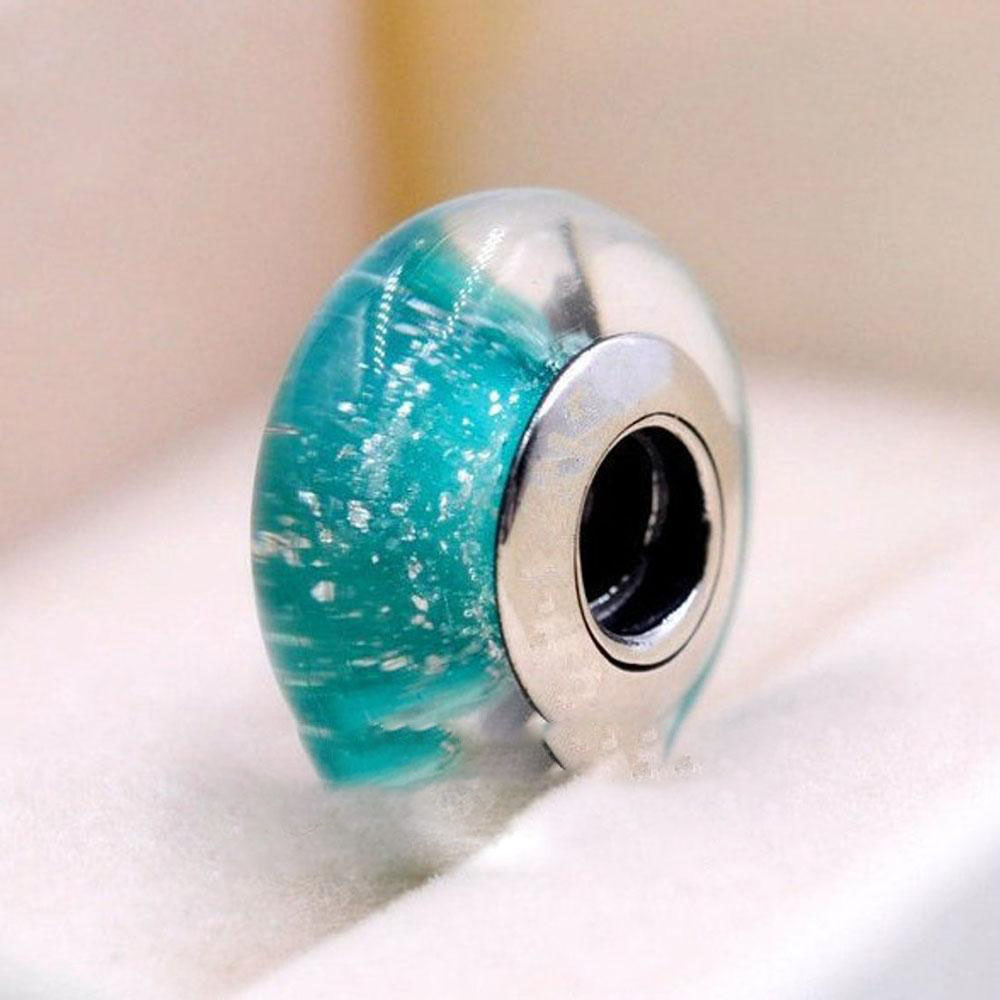 925 Sterling Silver Teal Fluorescent Murano Glass Signature Color Beads Fit Style Jewelry special momentsSterling Charm Bracelets
925 Sterling Silver Teal Fluorescent Murano Glass Signature Color Beads Fit Style Jewelry special momentsSterling Charm Bracelets
