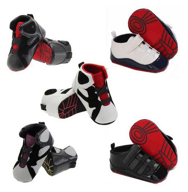

Free shipping Baby Shoes Girl Boy Kids First Walkers Infant Toddler Classic Sports Anti-slip Soft Sole Shoes Sneakers Prewalker 0-18M