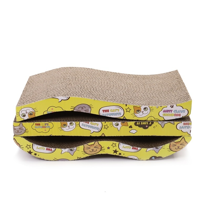 2021 New Waved Bed of Scratch Pet Durable Board Double-sided Mat Animals Cat Scratching Puss Paper Toys A4p1
2021 New Waved Bed of Scratch Pet Durable Board Double-sided Mat Animals Cat Scratching Puss Paper Toys A4p1