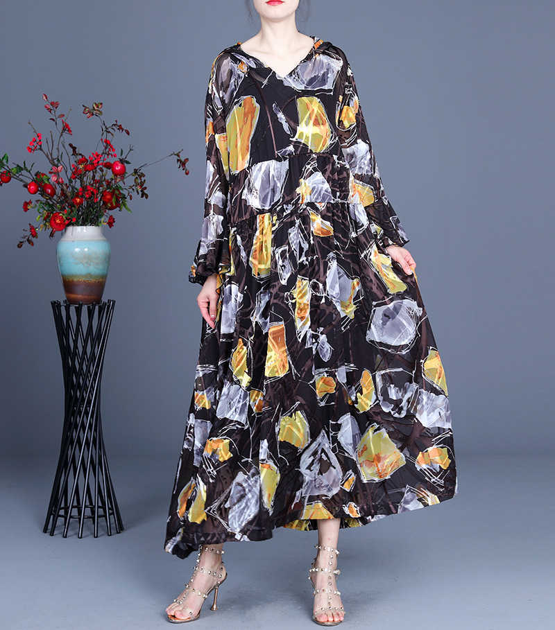 VANOVICH Fahion Women Dress Casual Wild Summer Print Long Sleeve Ladies Two-piece Korean Style Clothing 210615
VANOVICH Fahion Women Dress Casual Wild Summer Print Long Sleeve Ladies Two-piece Korean Style Clothing 210615