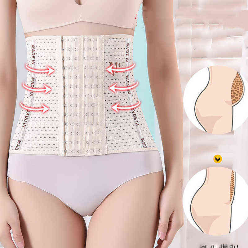 ATOXY Women's Corset Abdomen Panties Waist Trainer Binder Body-Sculpting Belt High Strong Slimming Body Shapewear Women 220104