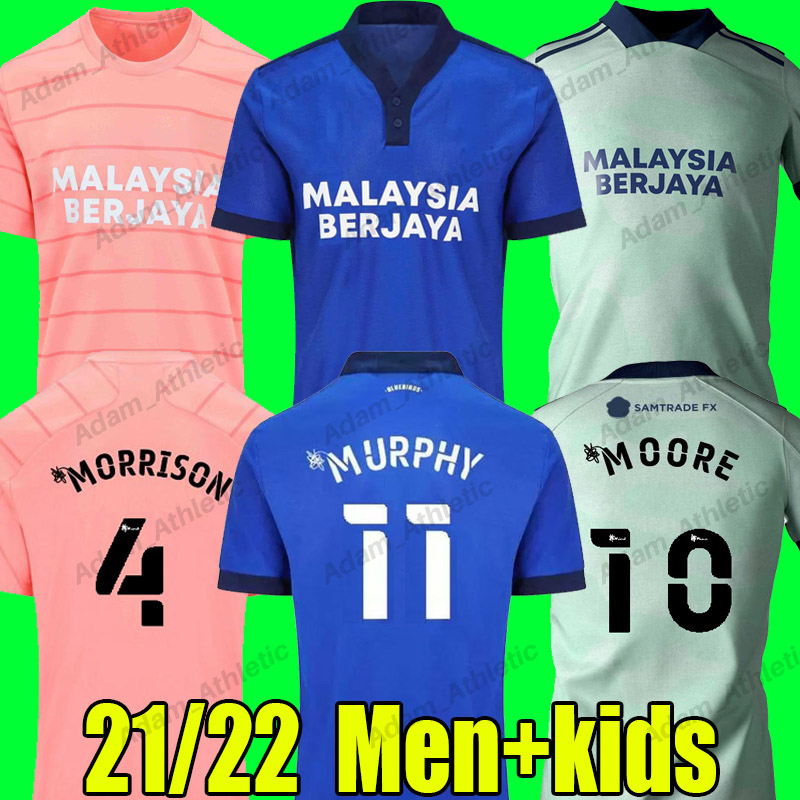 Cardiff MURPHY soccer jerseys 2021/22 RALLS MORRISON MOORE football shirts PACK BACUNA NELSON jersey GILES FLINT VAULKS GUNNARSSON HOILLET shirt men kids kit top, 21-22 home
Cardiff MURPHY soccer jerseys 2021/22 RALLS MORRISON MOORE football shirts PACK BACUNA NELSON jersey GILES FLINT VAULKS GUNNARSSON HOILLET shirt men kids kit top, 21-22 home