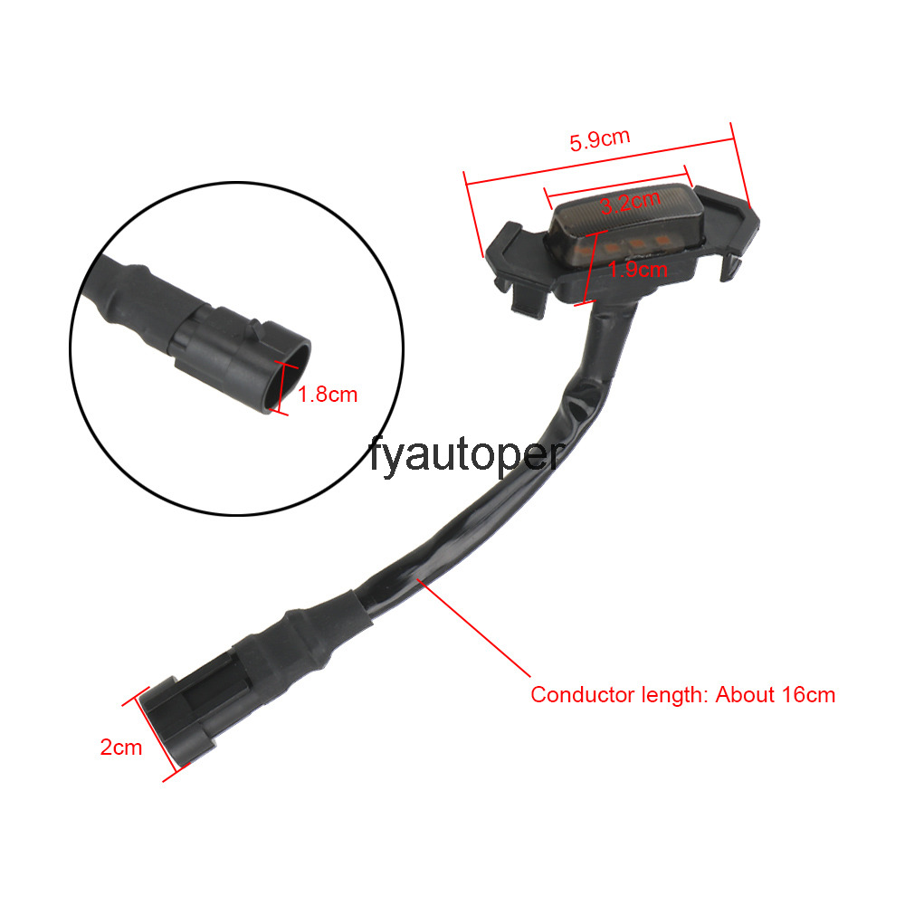 For 2016-2020 Toyota Tacoma Car Styling Accessories LED Grille Amber Lights 12V 4Pcs/Set Front Lighting Kit