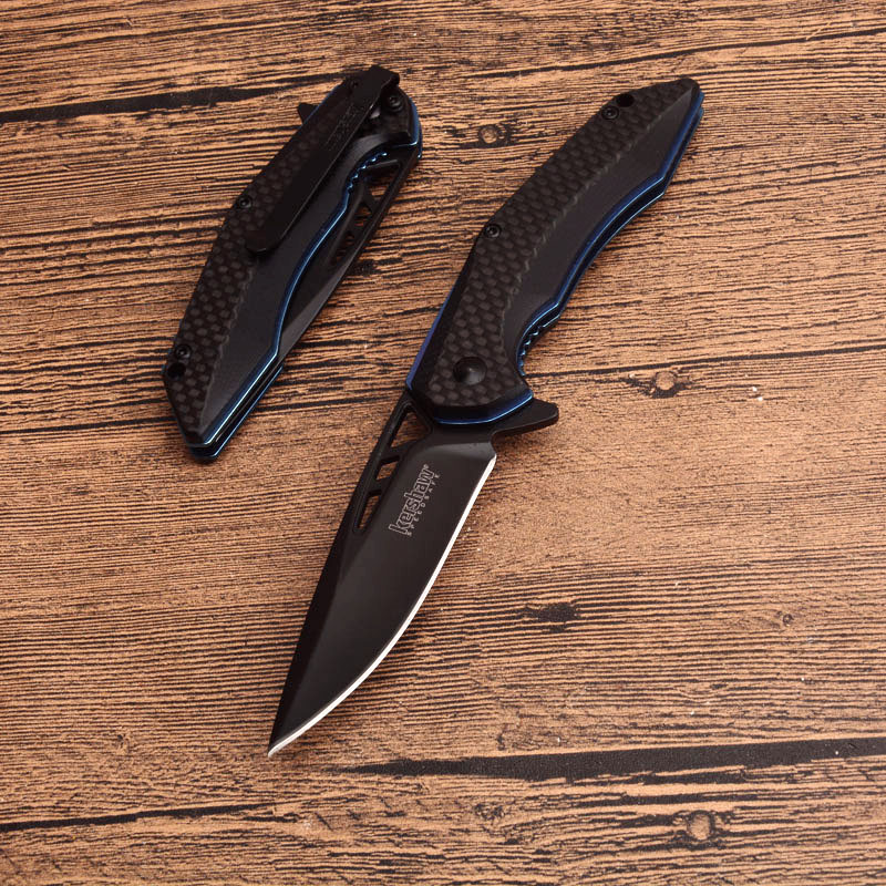 kershaw 1351 folding knife 5CR13 blade Carbon fiber + grey titanium handle OEM factory quality camping tools, Prices can be negotiable!!
kershaw 1351 folding knife 5CR13 blade Carbon fiber + grey titanium handle OEM factory quality camping tools, Prices can be negotiable!!