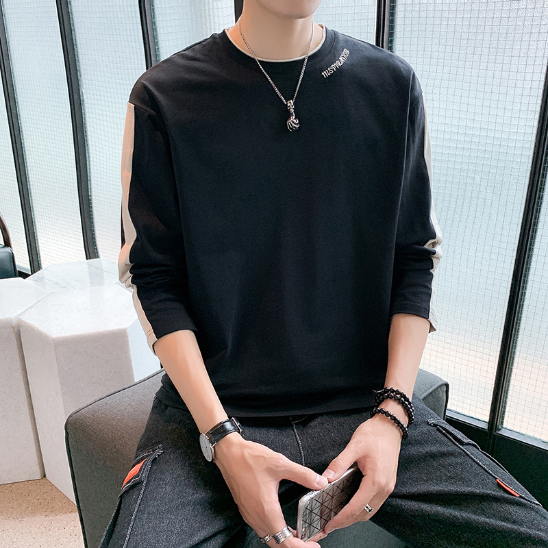 male thin cotton spring summer autumn easing round collar fleece pure color render unlined upper garment for men 210225