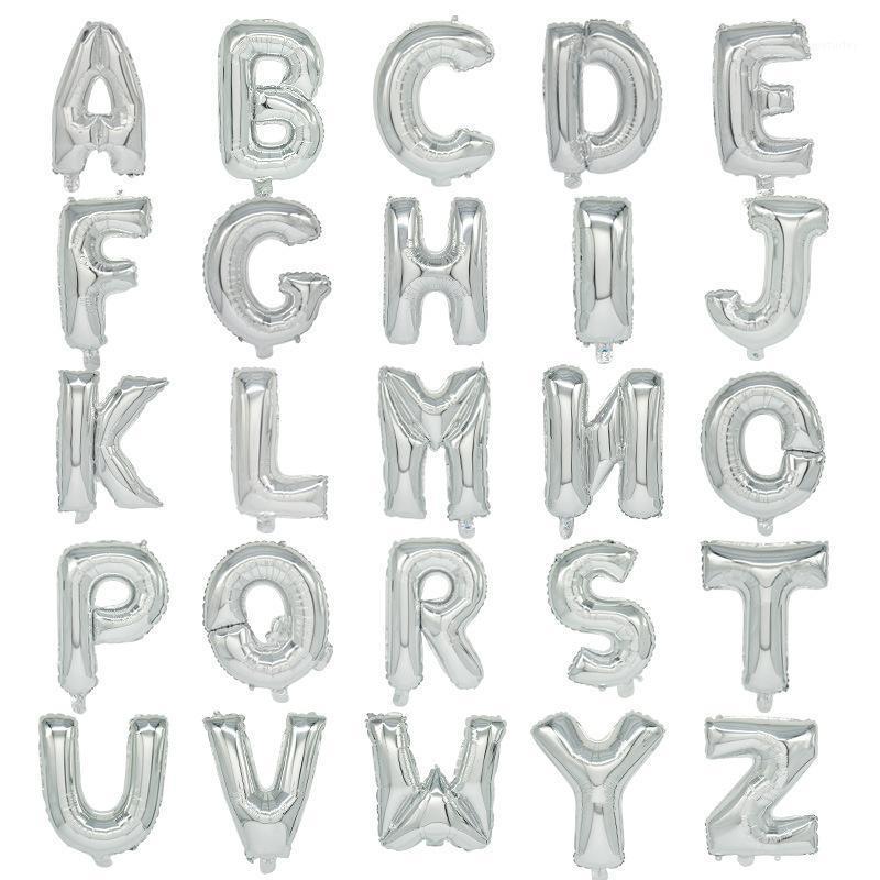 Party Decoration 16 Inch Custom Name A-Z Optional Letter Balloon Silve Aluminum Foil Birthday Wedding Suppliers
Party Decoration 16 Inch Custom Name A-Z Optional Letter Balloon Silve Aluminum Foil Birthday Wedding Suppliers