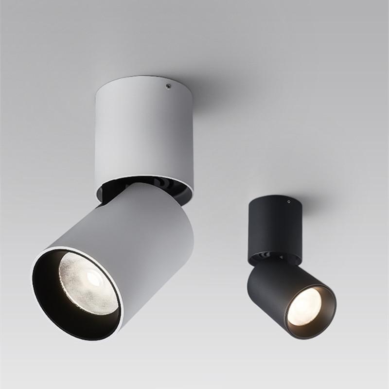 Downlights Dimmable AC110-220V Rotating LED 10W 15W 20W Surface Mounted Adjustment COB Ceiling Spot Lights Lamp Indoor
Downlights Dimmable AC110-220V Rotating LED 10W 15W 20W Surface Mounted Adjustment COB Ceiling Spot Lights Lamp Indoor