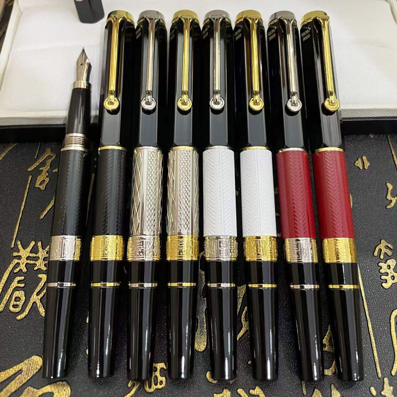 M Luxury Fountain pen great writers William Shakespeare with serial number Fluent writing+Gift Refills+Plush Pouch, Mix
M Luxury Fountain pen great writers William Shakespeare with serial number Fluent writing+Gift Refills+Plush Pouch, Mix