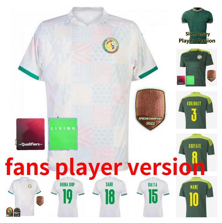 one star 2021 2022 Senegal Soccer Jerseys 21 22 fans player version national MANE KOULIBALY GUEYE KOUYATE SARR homme Maillot de foot football Uniforms
one star 2021 2022 Senegal Soccer Jerseys 21 22 fans player version national MANE KOULIBALY GUEYE KOUYATE SARR homme Maillot de foot football Uniforms