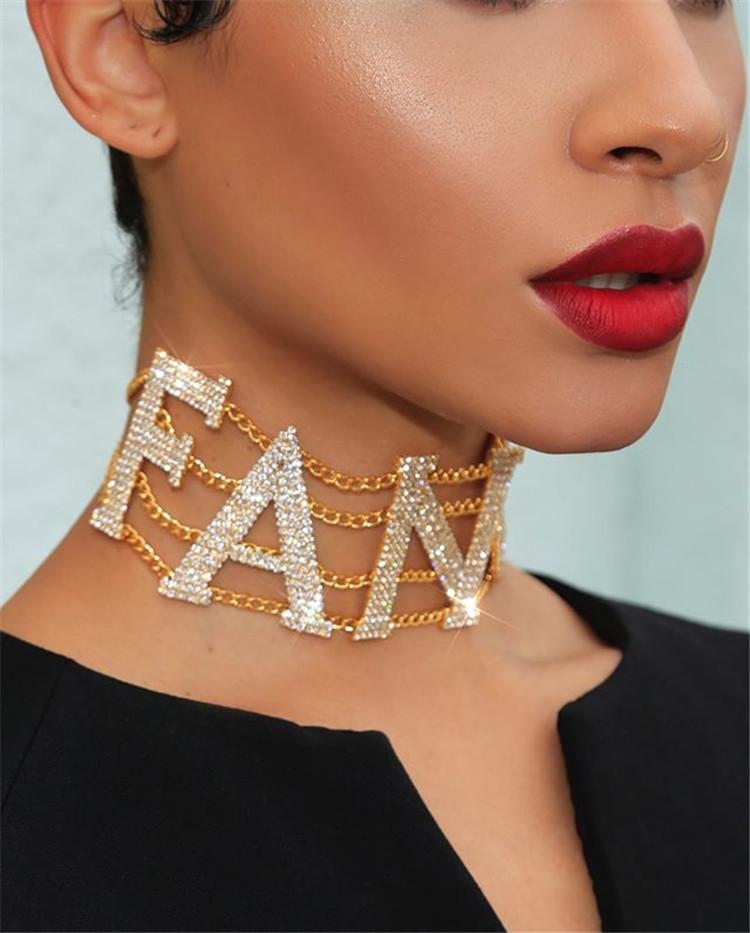 Pendant Necklaces 2021 Hip-hop Punk Large Letter Iron Metal Loop Collar Necklace Europe And America Exaggerated Trend Street Beat
Pendant Necklaces 2021 Hip-hop Punk Large Letter Iron Metal Loop Collar Necklace Europe And America Exaggerated Trend Street Beat