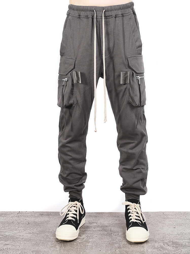 Fashion outlet 21SS Owens grey dark ro grey shell pants side zipper Multi Pocket slim overalls men's Rick style 8MC1, White;black
Fashion outlet 21SS Owens grey dark ro grey shell pants side zipper Multi Pocket slim overalls men's Rick style 8MC1, White;black