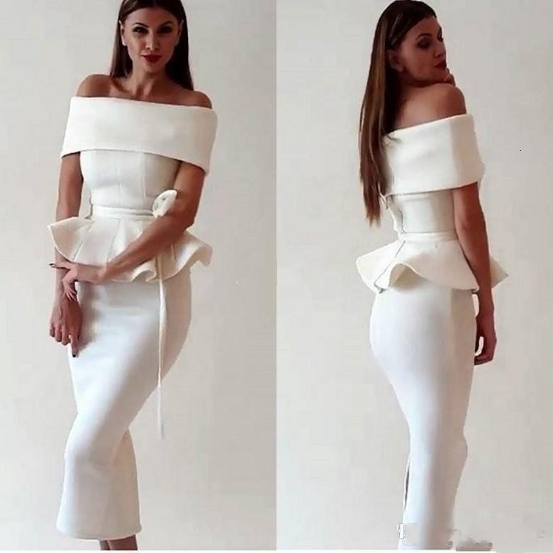 2021 New Cocktail Es White Sheath Prom Arabic Dubai Women Off Shoulder Tea Length Peplum Evening Occasion Gowns Party Wear Malm, Black
2021 New Cocktail Es White Sheath Prom Arabic Dubai Women Off Shoulder Tea Length Peplum Evening Occasion Gowns Party Wear Malm, Black