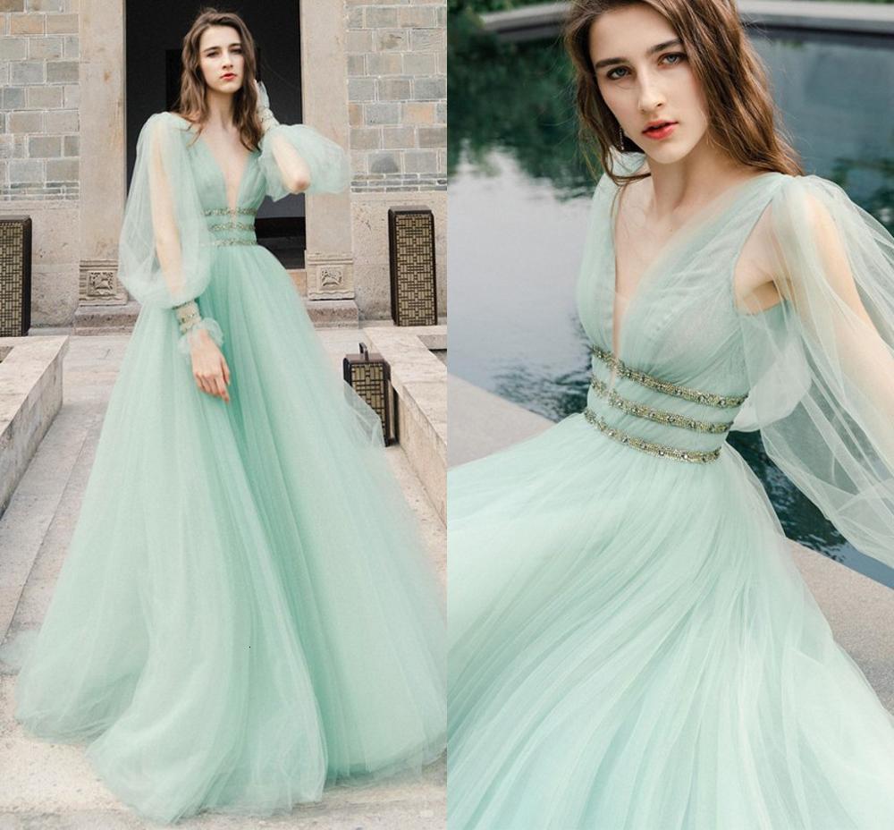 2021 New Abendkleider Mint Green Sleeve v Neck Prom Formal Es Beading Belt Long Evening Gown Vestidos De Festa 9u6x, Champagne
2021 New Abendkleider Mint Green Sleeve v Neck Prom Formal Es Beading Belt Long Evening Gown Vestidos De Festa 9u6x, Champagne