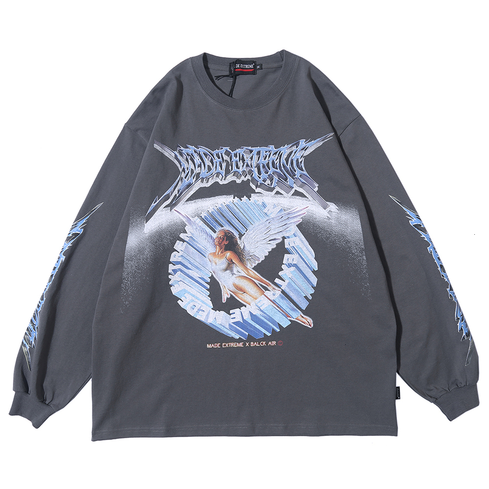 2021 New Long Sleeve Retro Graphic Tees Top Angel Clothes Oversized Shirt Women Clothing Fashion Spring Streetwear Zlaw, Dark grey
2021 New Long Sleeve Retro Graphic Tees Top Angel Clothes Oversized Shirt Women Clothing Fashion Spring Streetwear Zlaw, Dark grey