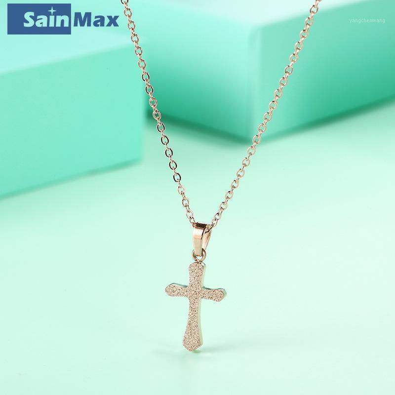 Sainmax Fashion Cross Necklace Stainless Steel Young Jewelry Good To Be Gifts Chains
Sainmax Fashion Cross Necklace Stainless Steel Young Jewelry Good To Be Gifts Chains