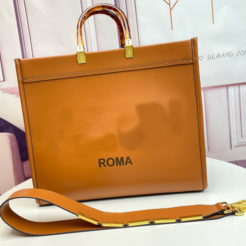 Sunshine Tote Bag Large Capacity Package Shopping Bags Women Handbag Genuine Leather Stiff Handle Fashion F Letter Removable Crossbody Strap Handbags High Quality, 41*14*36cm
Sunshine Tote Bag Large Capacity Package Shopping Bags Women Handbag Genuine Leather Stiff Handle Fashion F Letter Removable Crossbody Strap Handbags High Quality, 41*14*36cm