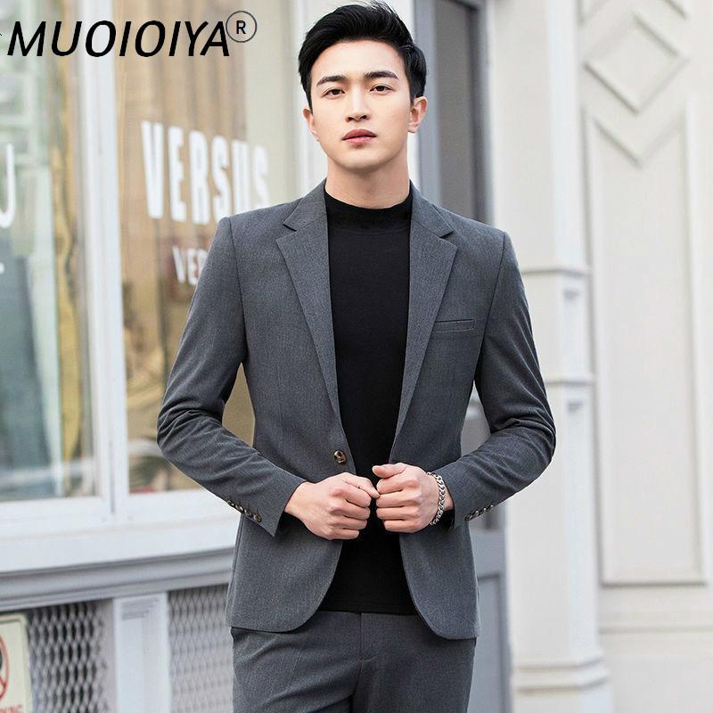 Men's Suits & Blazers 2021 Spring Autumn Men Slim Office Blazer Jacket Fashion Korean Style Dress Coat Casual Party Business Male Suit S103, Black
Men's Suits & Blazers 2021 Spring Autumn Men Slim Office Blazer Jacket Fashion Korean Style Dress Coat Casual Party Business Male Suit S103, Black