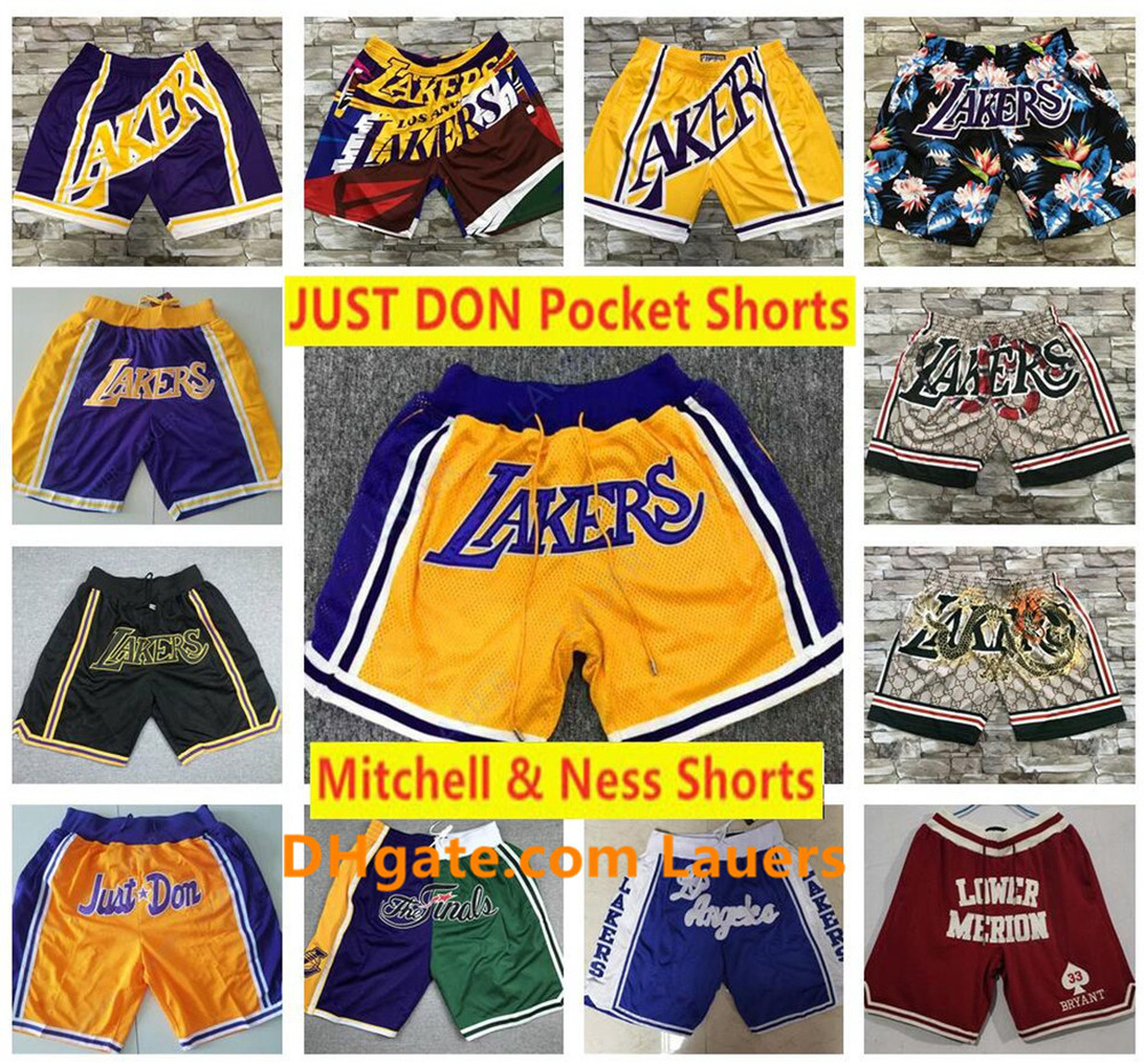 Vintage MEN new Los Angeles Lakers Just Don Pocket Shorts James Bryant Big Face Stitched Breathable Basketball Shorts, Black
Vintage MEN new Los Angeles Lakers Just Don Pocket Shorts James Bryant Big Face Stitched Breathable Basketball Shorts, Black