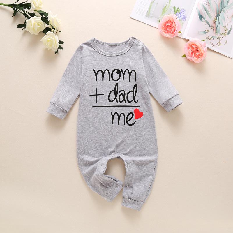 Jumpsuits Born Baby Boys Girls Unisex Romper Cotton Long Sleeve Letter Mom Plus Dad Equal Me Jumpsuit Infant Clothing Autumn Clothes, Blue
Jumpsuits Born Baby Boys Girls Unisex Romper Cotton Long Sleeve Letter Mom Plus Dad Equal Me Jumpsuit Infant Clothing Autumn Clothes, Blue