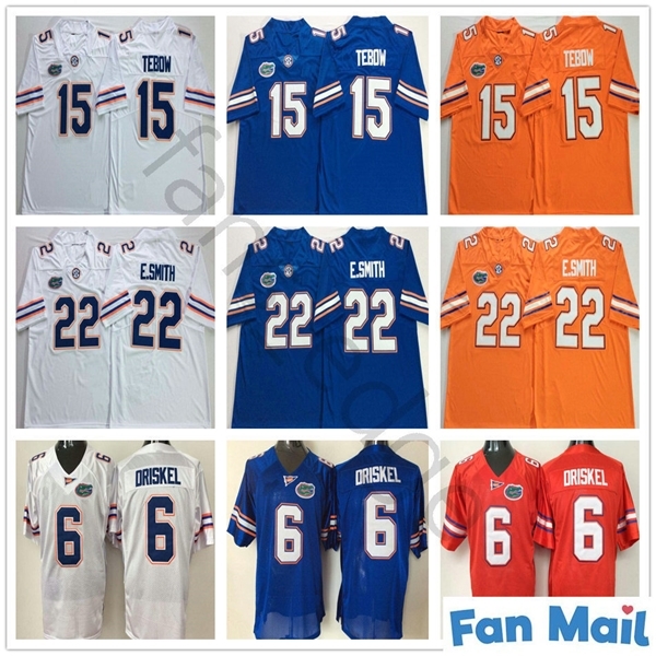 NCAA Florida Gators College 22 Emmitt Smith Jersey E.Smith Blue White Orange 15 Tim Tebow Stitched 6 Jeff Driskel University Football Jersey
NCAA Florida Gators College 22 Emmitt Smith Jersey E.Smith Blue White Orange 15 Tim Tebow Stitched 6 Jeff Driskel University Football Jersey