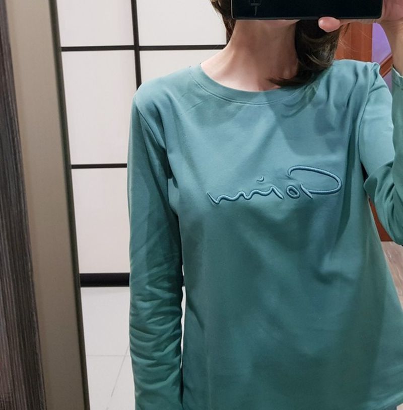 GIGOGOU Long Sleeve Women Basic T Shirt Autumn Spring 95% Cotton Tshirt S-3XL Solid Top Tee Shirts Soft T-shirt Harajuku Female 210302