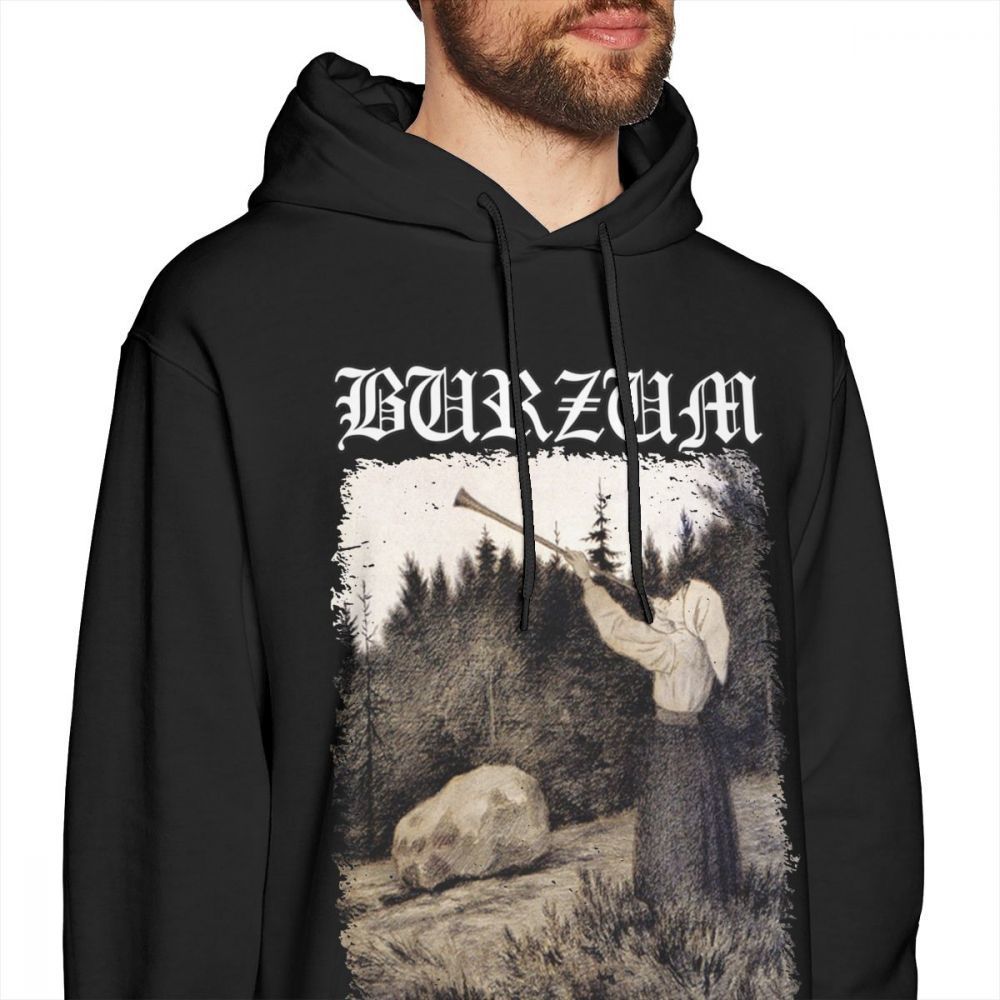 Burzum Hoodie Burzum - Filosofem Cover Ver2 Hoodies Long Length Cotton Pullover Hoodie Loose Big Cool Winter Mens Grey Hoodies 201020