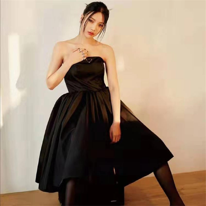 Women Fashion Dress Strapless Spring Outwears For Lady Slim Dresses With Zipper Adjust Evening Sexy Club Dress Fluffy Skirts, Black;gray
Women Fashion Dress Strapless Spring Outwears For Lady Slim Dresses With Zipper Adjust Evening Sexy Club Dress Fluffy Skirts, Black;gray